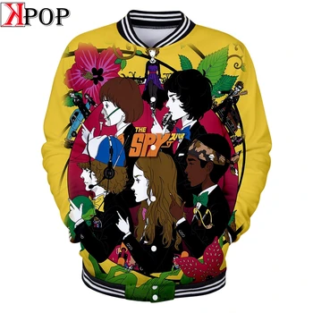 

Stranger Things 3D Baseball Jacket Fashion Pullover Cool Oversize Capless 2019 New Unisex Cool V-neck Warm Jackets plus size 4XL