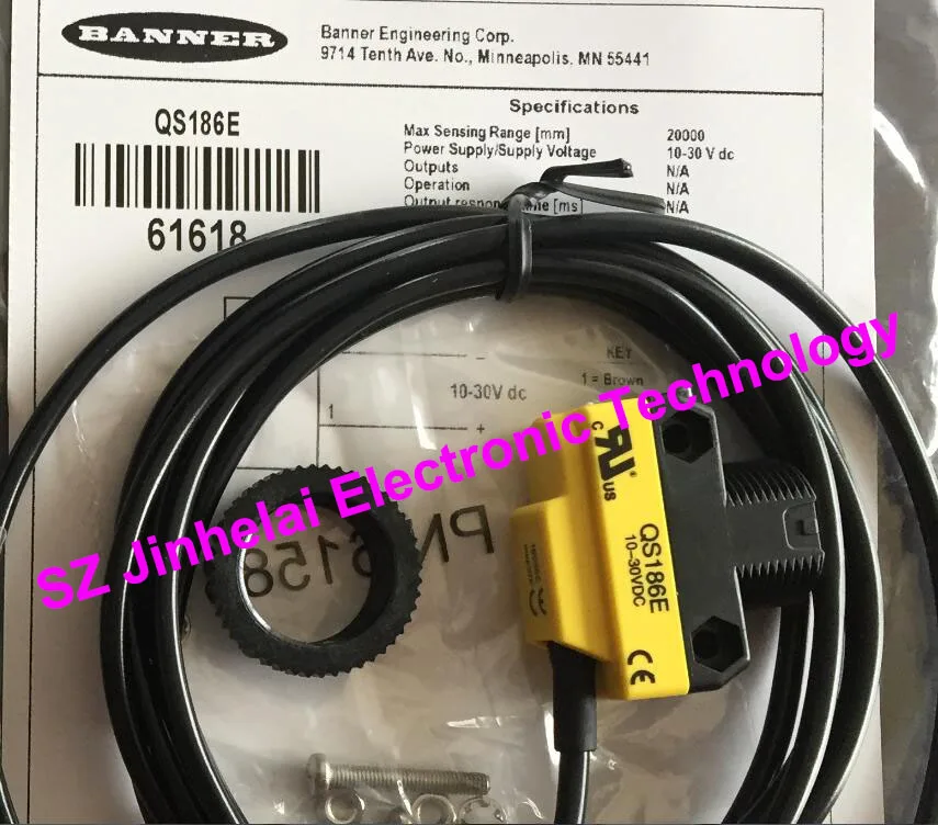 

QS186E+QS18VN6R New and original BANNER Photoelectric switch NPN