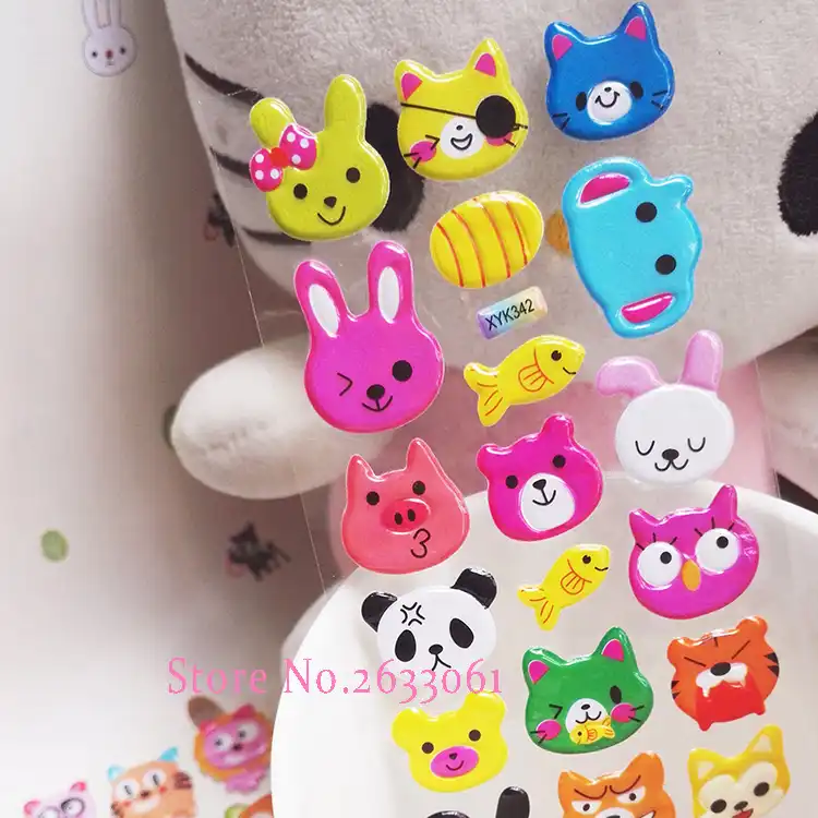 2018 New Sale Cute Mini Marine Organism Fish Stickers Children