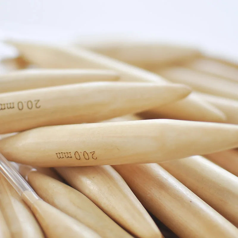 

20MM Crochet Hooks Circular Knitting Needles Set Double Pointed Yarn Dyed Sweater Needle