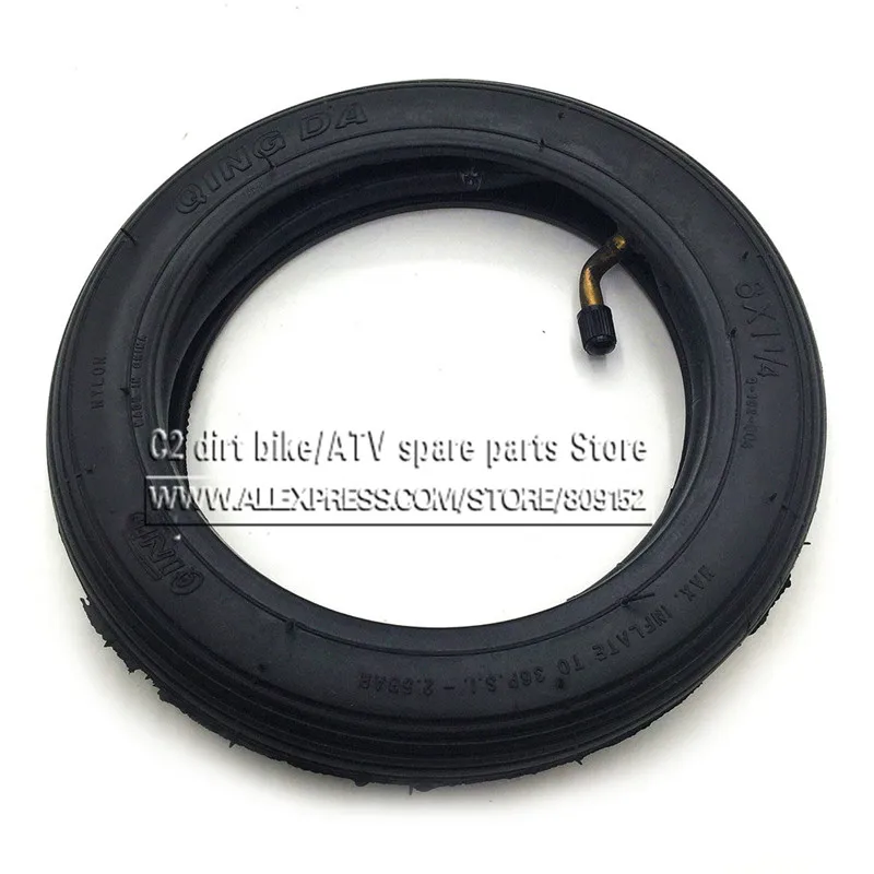 8X1 1/4 8inch Tire for electric Gas Scooter Electric Scooter Outer tyre wheelchair front wheel inner tube