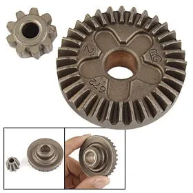 

Replacement Part Metal Straight Bevel Gear 2 Pcs Set