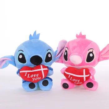 

18cm Super Cute Lilo and Stitch Plush Toys Doll Lovely Stitch Toys for kids gifts creative Valentine's Day birthday gifts