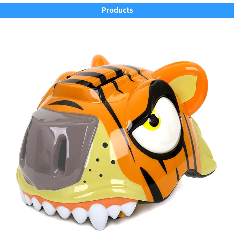 Kids Cartoon Cycling Helmet Ultralight Children's Bicycle Helmets light Outdoor Safety Skating Animal Helmet Road Bike Helmets_002