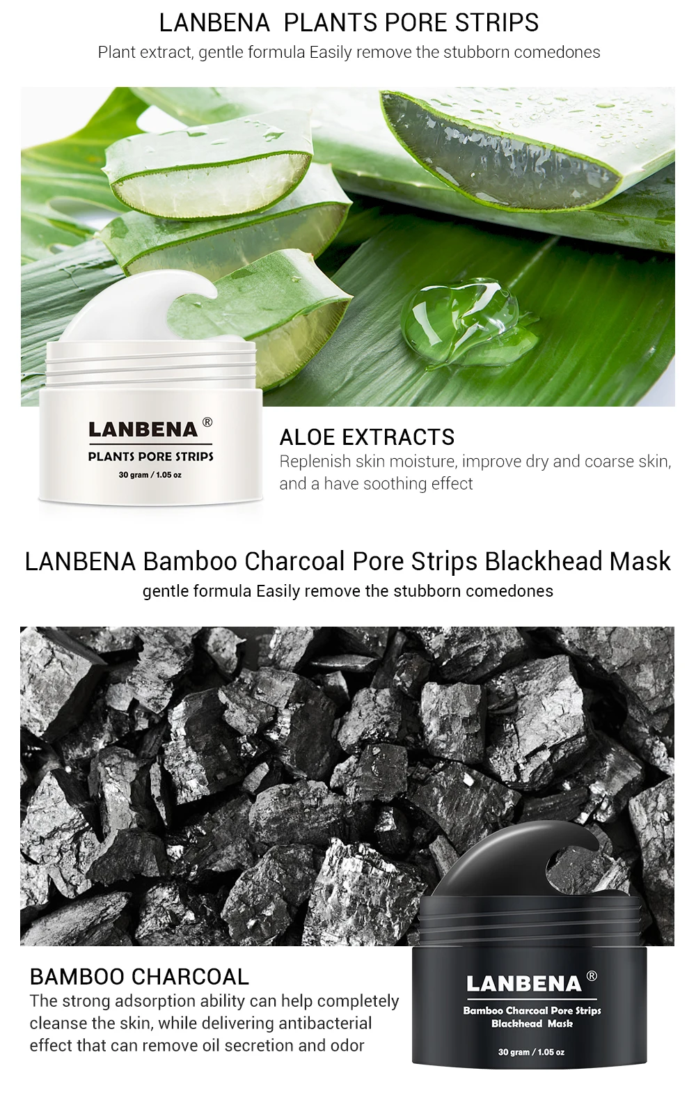 LANBENA маска для удаления черных точек маска для носа пилинг акне Уход восстановление черная глубоко очищающая маска для ухода за кожей лица