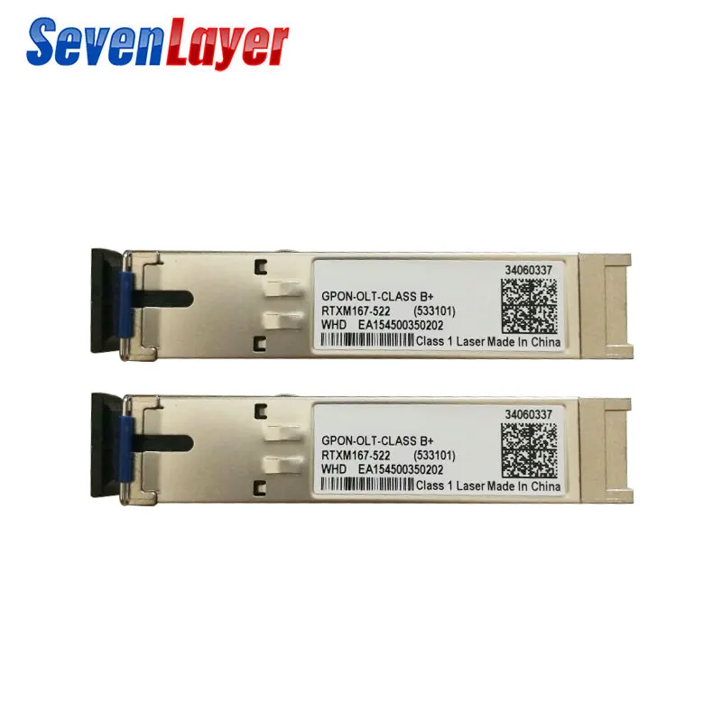 GPON OLT SFP модули с одномодовым одноволоконным Tx 1490nm Rx1310nm SC разъем класс B + Класс C ++ |