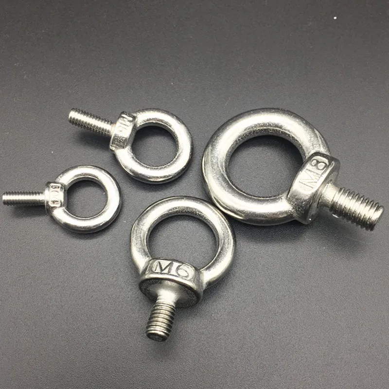 1PCS 304 stainless steel hoisting ring nuts, screws, bolts, rings, screws and Thread Nut Lifting