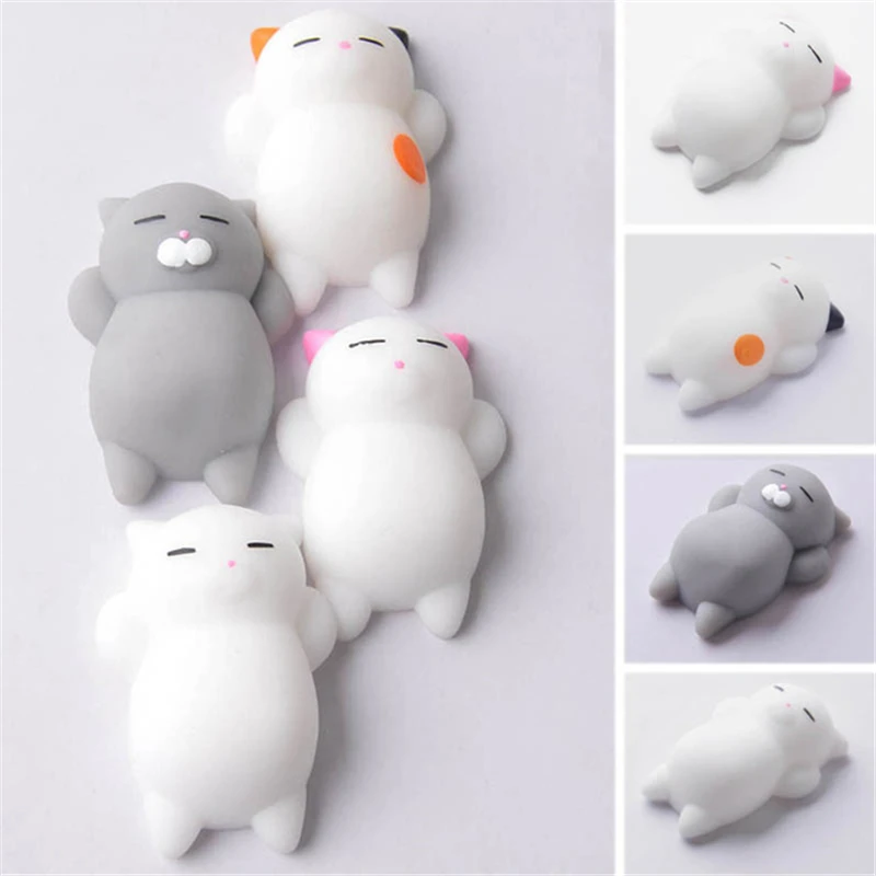 

Cute Cat Anti Stress Toy For Fun Joke Squeeze Toy Soft Rising Cat Anti-Stress Funny Christmas Presents Novelty Gifts