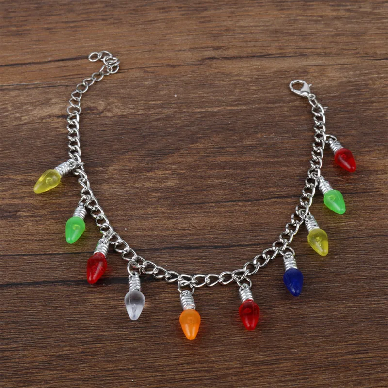 STRANGER THINGS Crystal Beads Alloy Pendant Fashion Alloy Bracelet Christmas Gift For Woman High Quality Jewelry