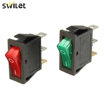 

1PC KCD3-101N 16A 250V 20A 125V 3 Pin 2 Position Light Power Rocker Switch Waterproof SPST Switch