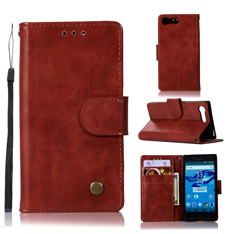

Retro Case for Sony Xperia X Compact Performance Cover Dual F8132 F5321 Wallet Leather Flip Phone Case for Sony XP Coque Funda