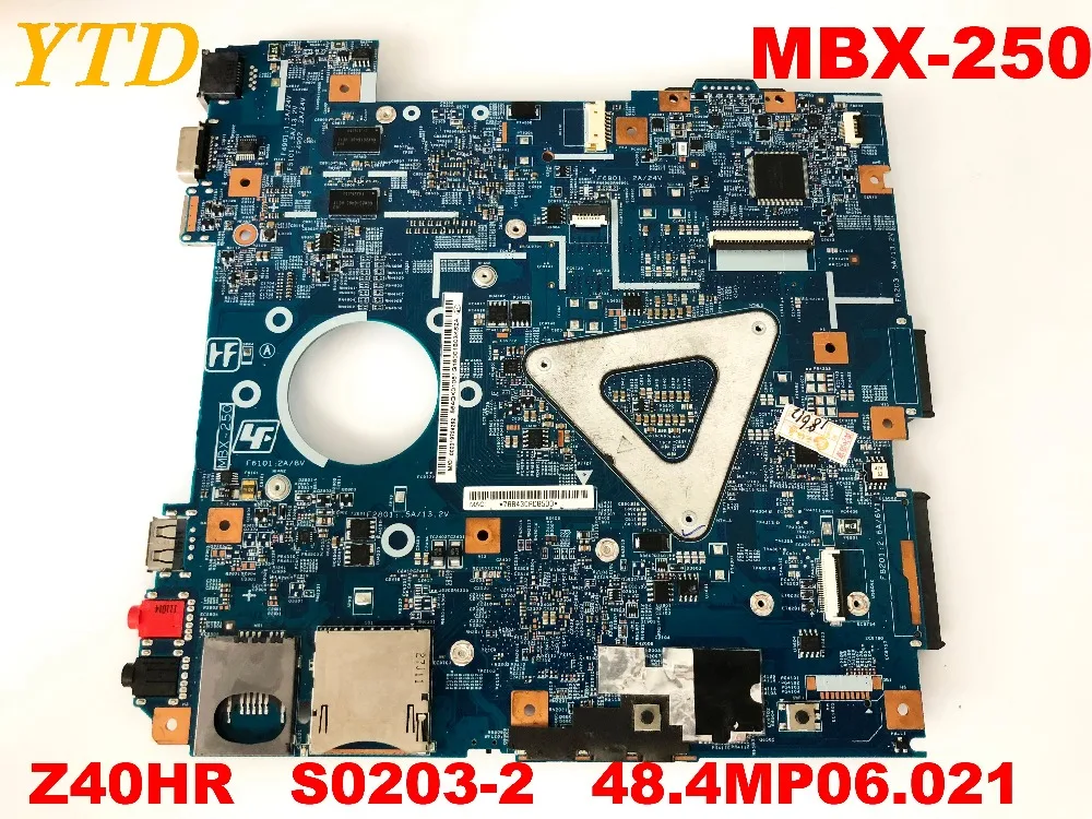 Для Sony MBX-250 материнская плата Z40HR S0203-2 48.4mp06021 протестирована хорошая разъемы