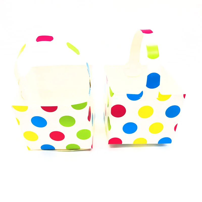 6pcs/lot dots theme candy boxes polka dots theme birthday party