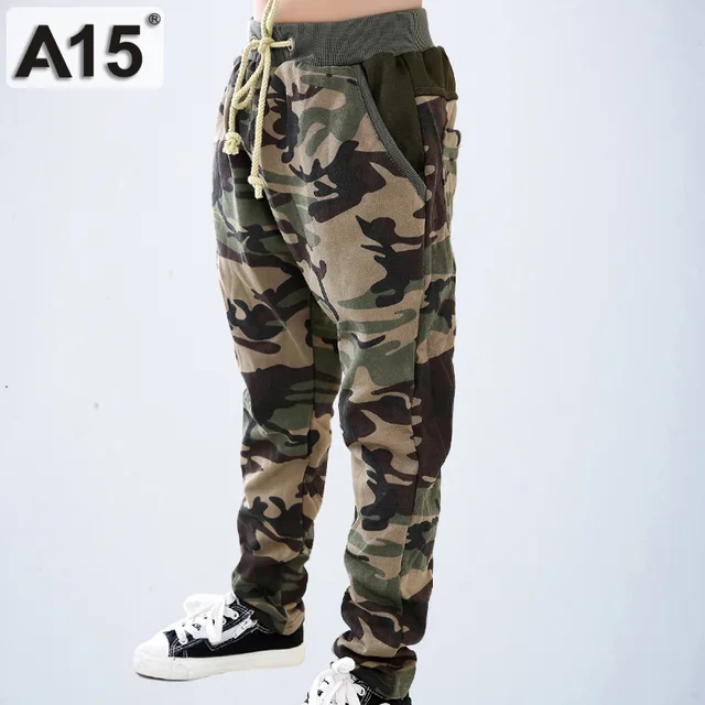 Sweatpants Camouflage Camo Pants Jogger Teenage Boys Pants Spring 2018