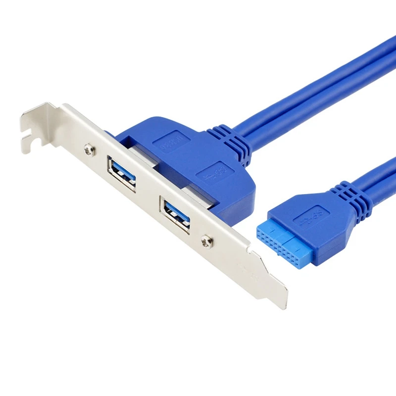 С перегородкой 20Pin к Usb3.0 два порта расширения перегородки линии материнской