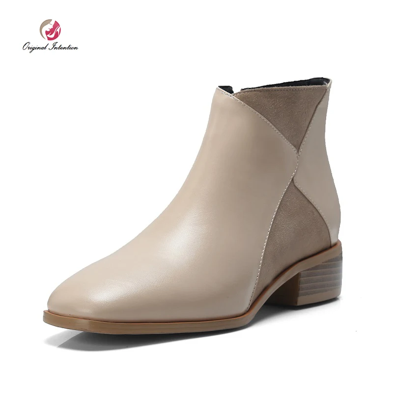 square toe casual boots