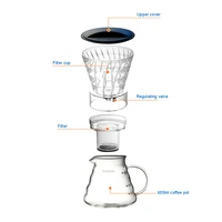 YRP Water Drip Coffee Machine New Reusable Filter Tools Glass Espresso Coffee Dripper Pot Ice Cold Brew Coffee Maker BDH-04 6