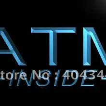 LB565-ATM внутренний дисплей приманка светодиодный неоновый свет знак