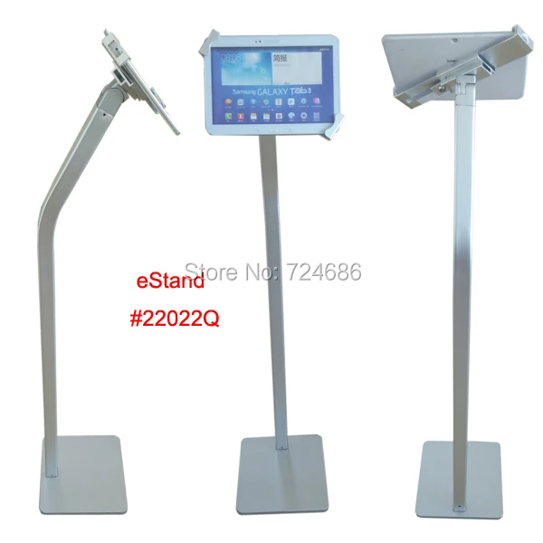 universal 7 10.1 inch tablet security display floor stand with lock