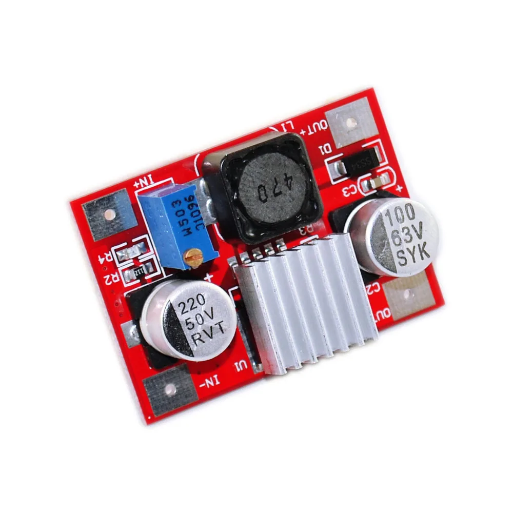 

DC Boost LM2577 Converter Step up Module 3.5-35V to 5-56V 3A MAX with Light