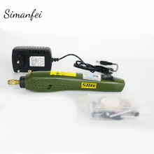 DIY Мини роторный инструмент шлифовальный станок электрический сверлильный станок набор аксессуаров