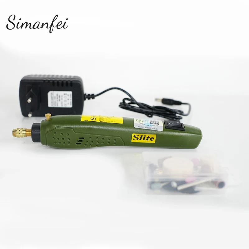 

DIY Mini Rotary Tool Grinding Machine Electric Drill Grinder Set Accessories