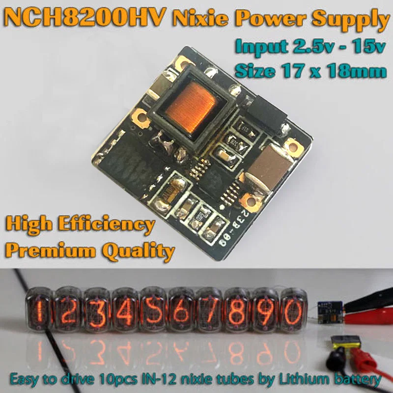 NCH8200HV 2 5 V 15 v 5V 12V постоянного тока до 170V Высокое напряжение boost Питание борту