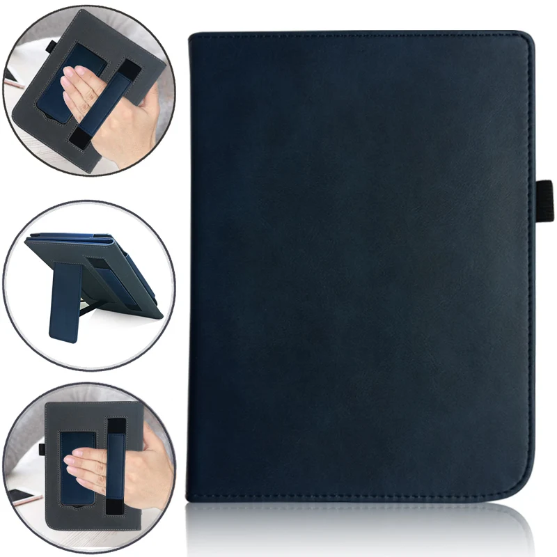 

PU Leather Magnetic Handheld/Stand Reading Case for PocketBook 740 7.8 inch InkPad 3 E-Book Auto Sleep/wake Cover
