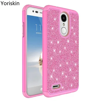 

New Glitter Silicone Phone Case For LG K8 (2018) Luxury Bling Sparkle Cover For LG K8 2018 Slim Shockproof Case Coque
