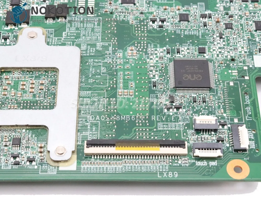 Low Price  NOKOTION For HP DV6 DV6-3000 Series Laptop Motherboard 603939-001 DA0LX8MB6D1 MAIN BOARD HD5650 1GB