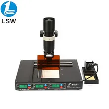 PUHUI SMT BGA IR паяльная станция T-862++ IRDA сварочная печь T862++ Инфракрасная SMT SMD IRDA BGA сварочный аппарат T 862 обновленная модель