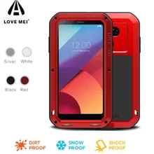 Love Mei мощный Водонепроницаемый металла/Алюминий чехол для LG G6 G7 ThinQ Heavy Duty Высокопрочное стекло Gorilla Glass