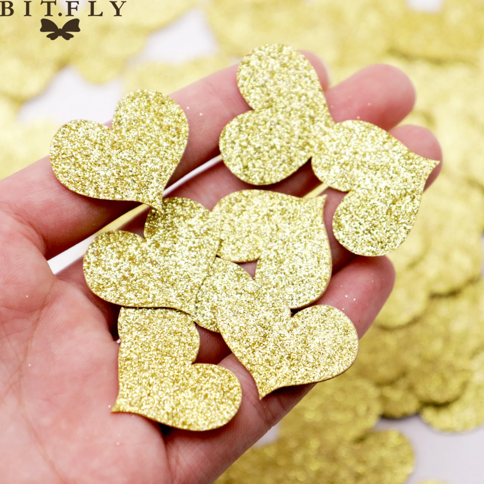 100pcs//pack Glitter Paper Confetti Gold Circle Heart Diamond Ring Crown Stars for for Party Decor and Table Decor Rose Gold Circle Diamond Ring Crown