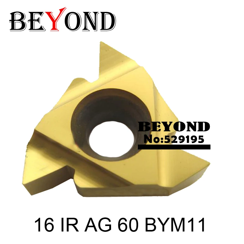 

16 IR AG 60 BYM11, Indexable Tungsten Carbide Threading Lathe Inserts For Threaded Lathe Holder