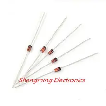 50 шт. 1 Вт зенеровские диоды для подавления переходных скачков напряжения DO-41 3V 3V3 3V6 3V9 4V3 4V7 5V1 5V6 6V2 6V8 7V5 8V2 9V1 10V 11 12 13V 15V 1N4733A 1N4742A 1N4728A