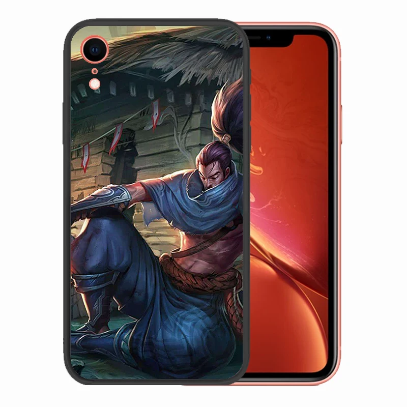Тонкий Силиконовый ТПУ мягкий чехол для телефона черный силиконовый iPhone XR крышка