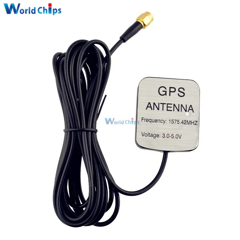 Антенна GPS 28 дБ 1575 42 МГц разъем SMA (Male) 3 м | Электронные компоненты и принадлежности