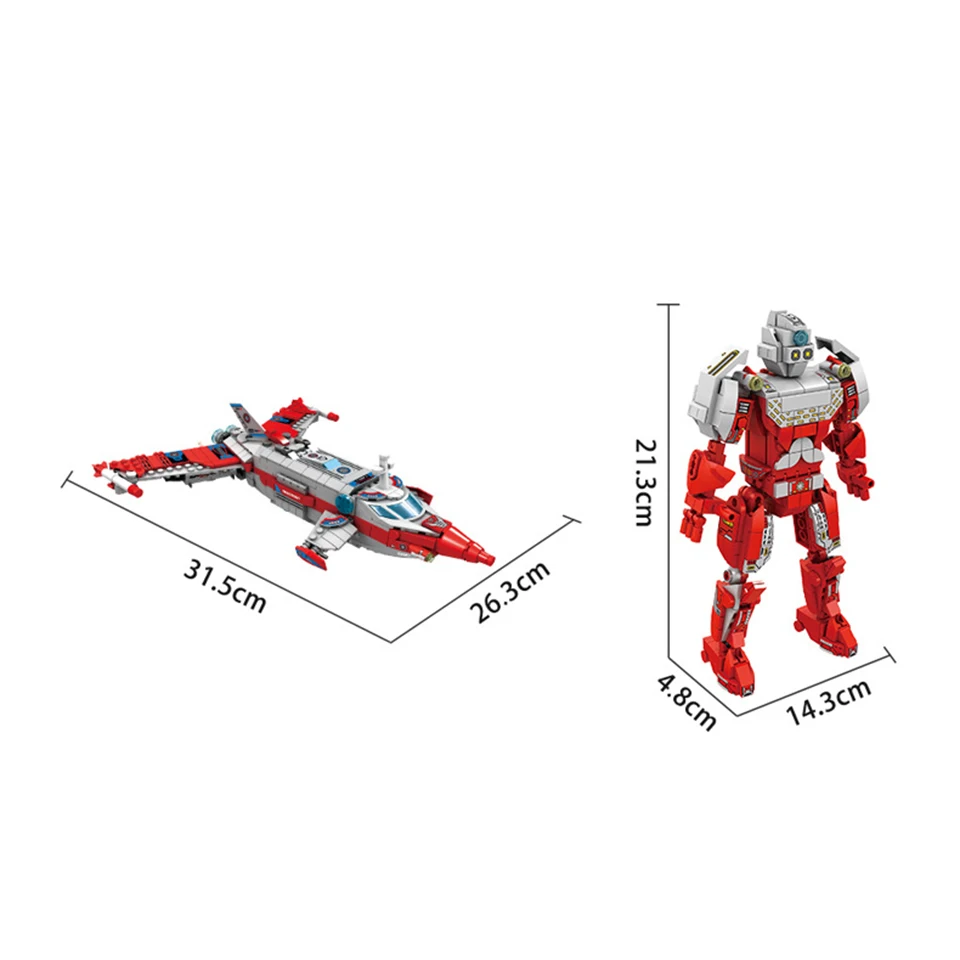 Ultraman ZAT мини строительные блоки игрушки боец крутая модель детские подарки
