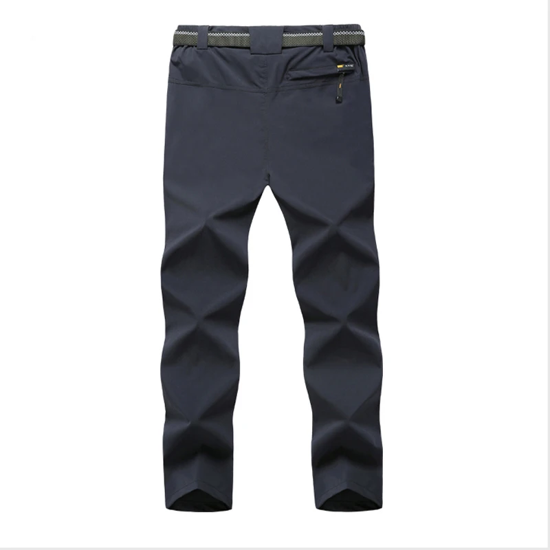 Pantalones de senderismo al aire libre Softshell hombres 5XL 6XL 7XL 8XL impermeable transpirable Bottoms hombre senderismo deportes pantalones de gran tamaño