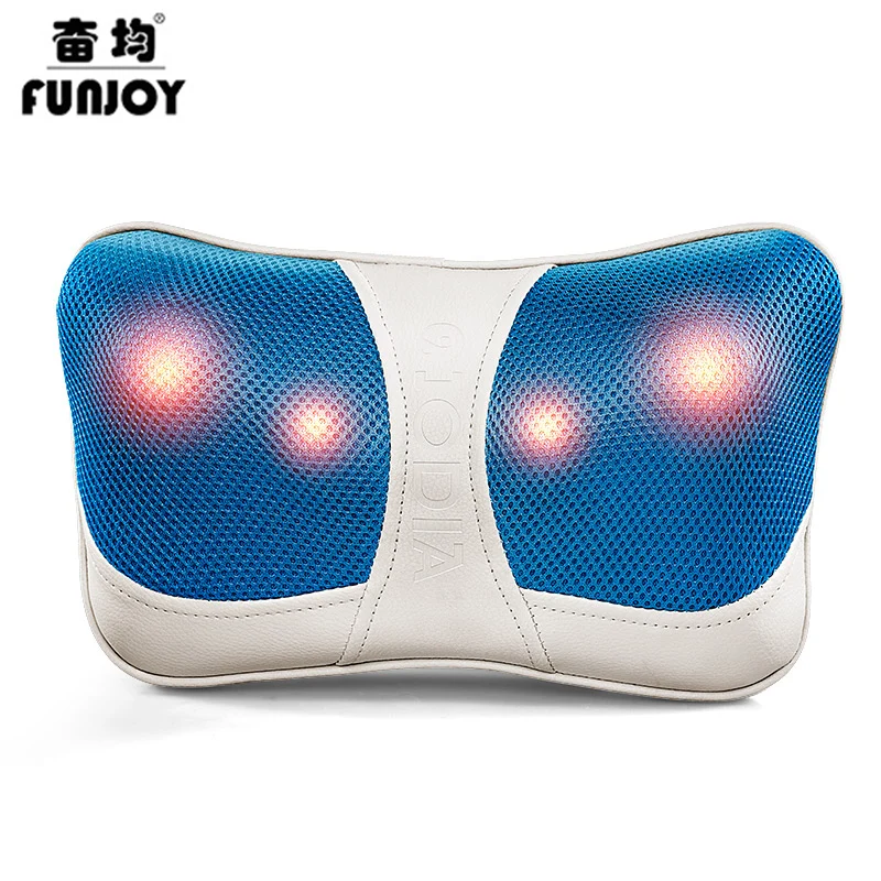 Electric Infrared Neck Massager Car Home Cervical Shiatsu Massage Neck