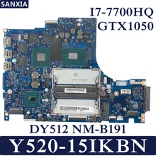 KEFU DY512 NM-B191 Laptop motherboard for Lenovo Y520-15IKBN Test original mainboard I7-7700HQ GTX1050