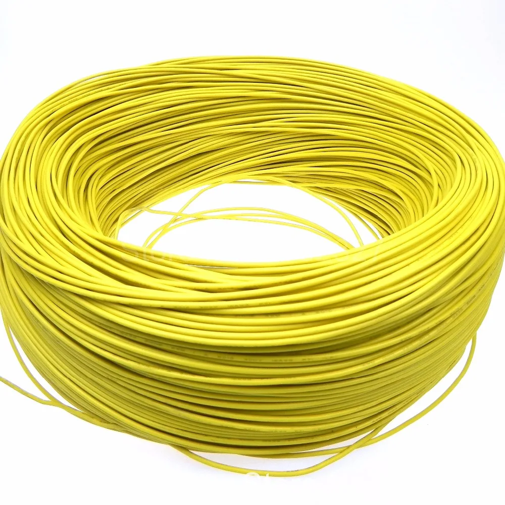 PVC Insulated tinned copper electronic wire yellow 2