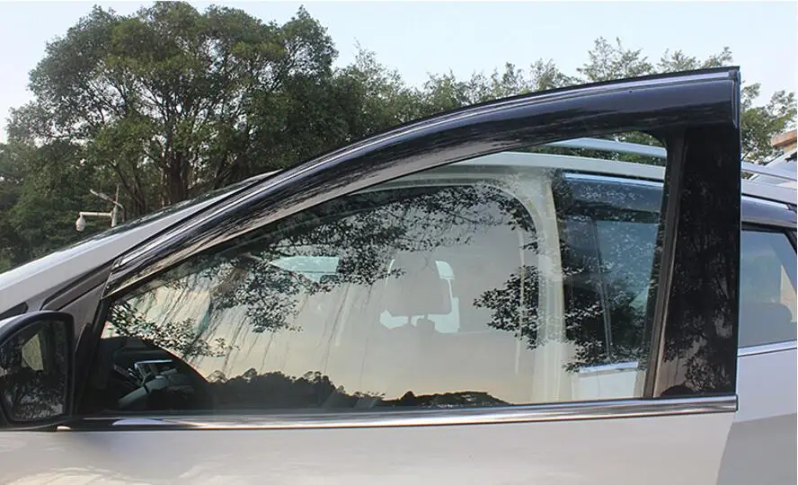 Стильный чехол для кузова, пластиковая оконная лампа, стекло, ветровой козырек, дождь/Защита от солнца, вентиляционное отверстие, 4 шт. для Ford Kuga