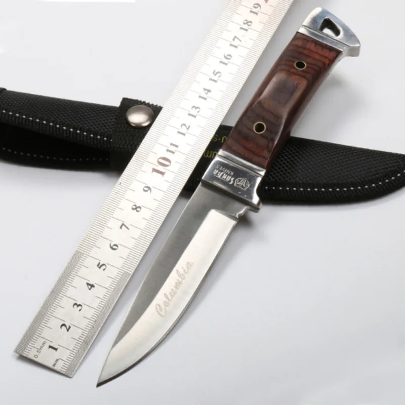 

Outdoor Straight Knife 5CR13 Stainless Steel Aluminium Handle Hunting Tactical Knife Multifunctiona Tool