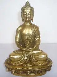 Бесплатно Тибетского Буддизма Бронза Будда Шакьямуни Будда шакьямуни Статуя быстро