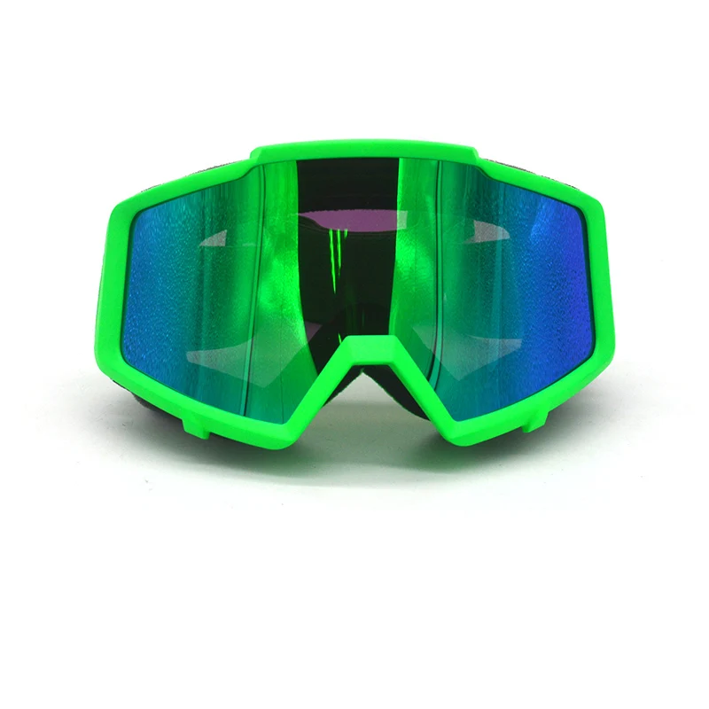 Image Green Motorcycle Goggles Youth Motocross Goggles Racing Glasses for Helmets cafe racer