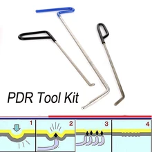 Ferramentas de PDR paintless dent repair Tools Ganchos Push Varas Ferramentas de Remoção de Reparação Dent Granizo (B7 + C5 + C6)
