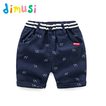 

Dimusi 2018 summer boys Shorts printing cotton fifth pants Panties cool Shorts for Kids beach Short BC131