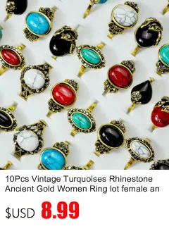 8 шт. модные многоцветные кольца с серебряным покрытием из горного хрусталя для женщин ювелирные изделия партия LR156