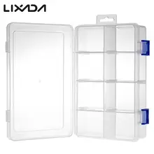 6/8 отсеков рыболовные снасти Коробка приманки поворотные крюки инструмент для хранения с Adjsutable разделители рыболовные принадлежности